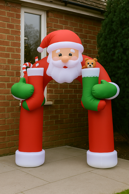 Giant 3.6M Inflatable Santa Welcome Arch