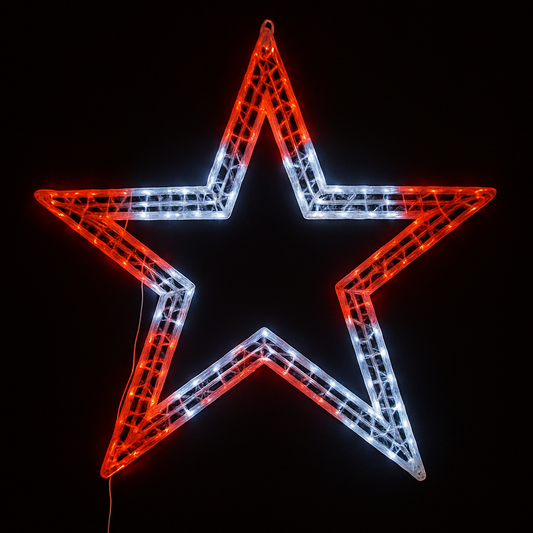 90cm RGB LED Star Light with Remote – 170 LEDs
