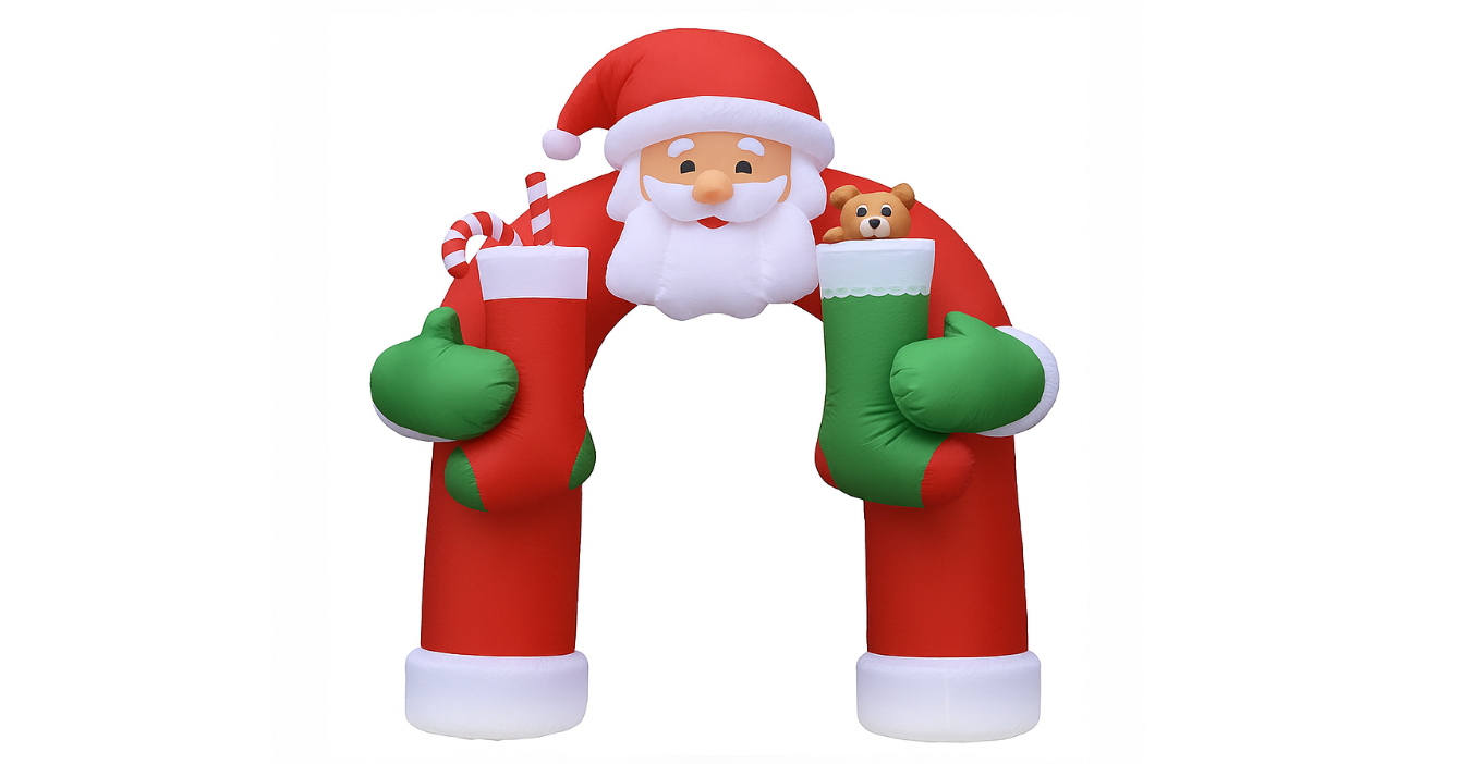 Giant 3.6M Inflatable Santa Welcome Arch