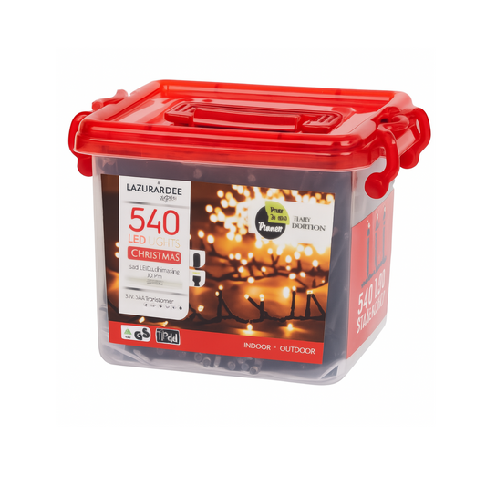 540 LED Christmas String Lights - 4 Colour Options