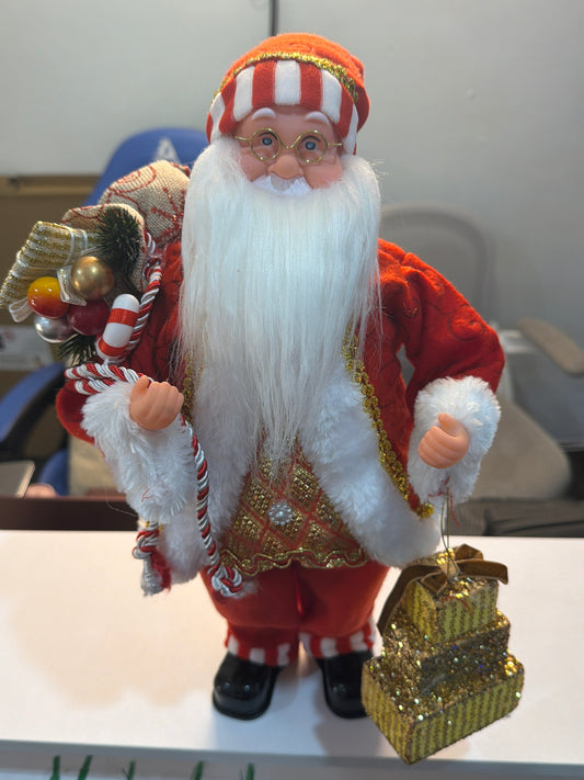 45cm Animated Singing & Dancing Santa Figurine