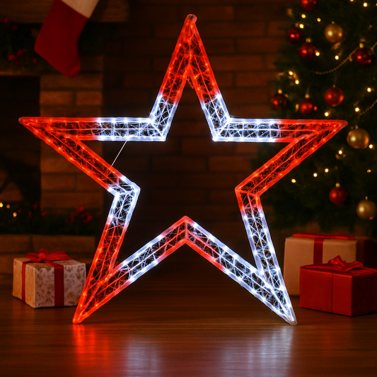 90cm RGB LED Star Light with Remote – 170 LEDs