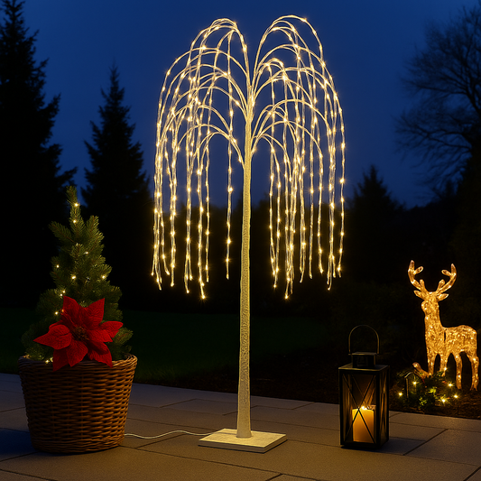 1.8m LED Willow Tree Lights - Warm White & Cool White