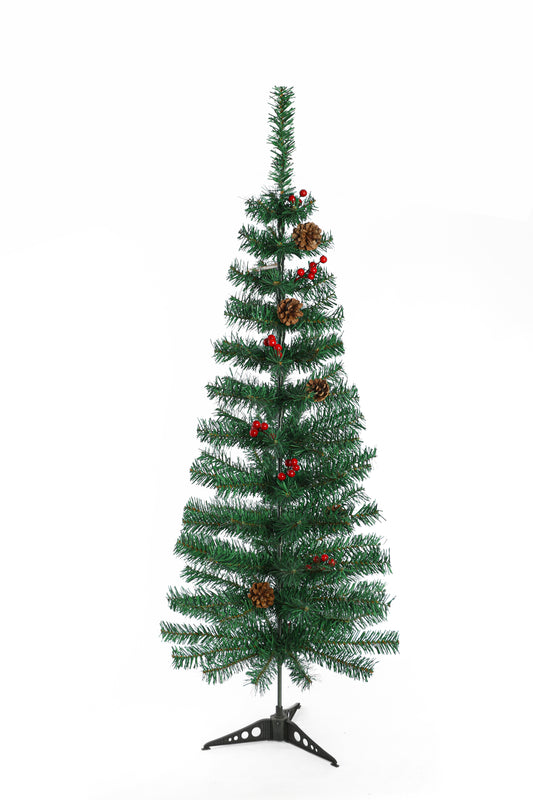 4ft Tabletop Berry Tree - With Pine Cones & Berry Accents