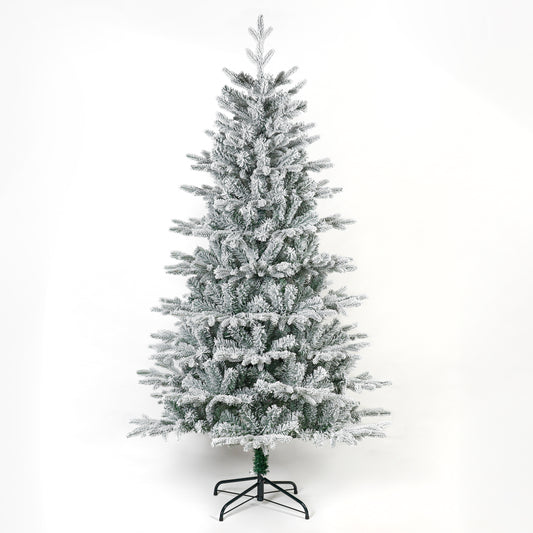 6ft Winter Slim Snow Flocked Tree
