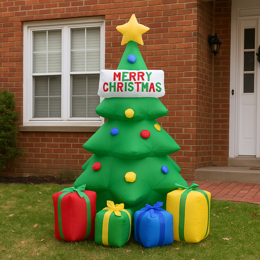 1.5M Inflatable Christmas Tree with Gifts